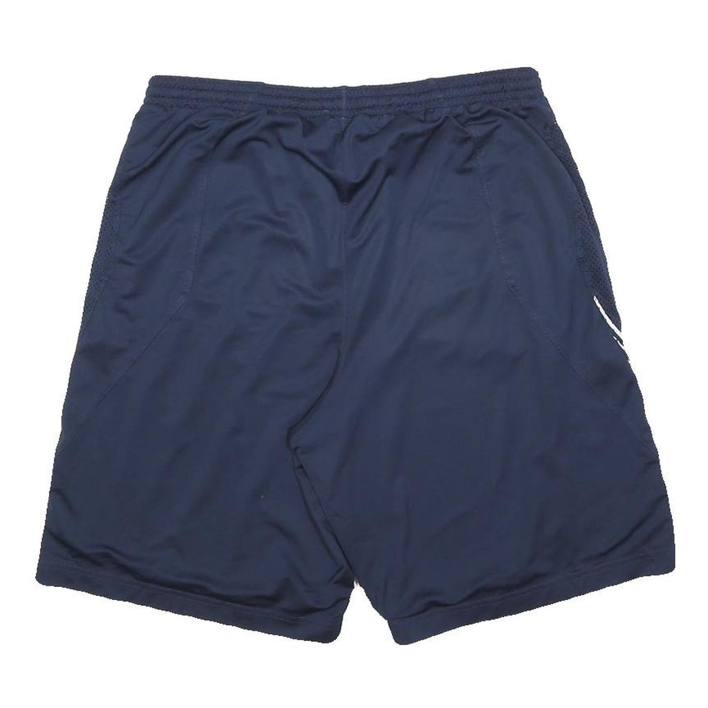 NIKE Mens Navy Blue Sports Shorts L W32 Polyester Lightweight Mesh