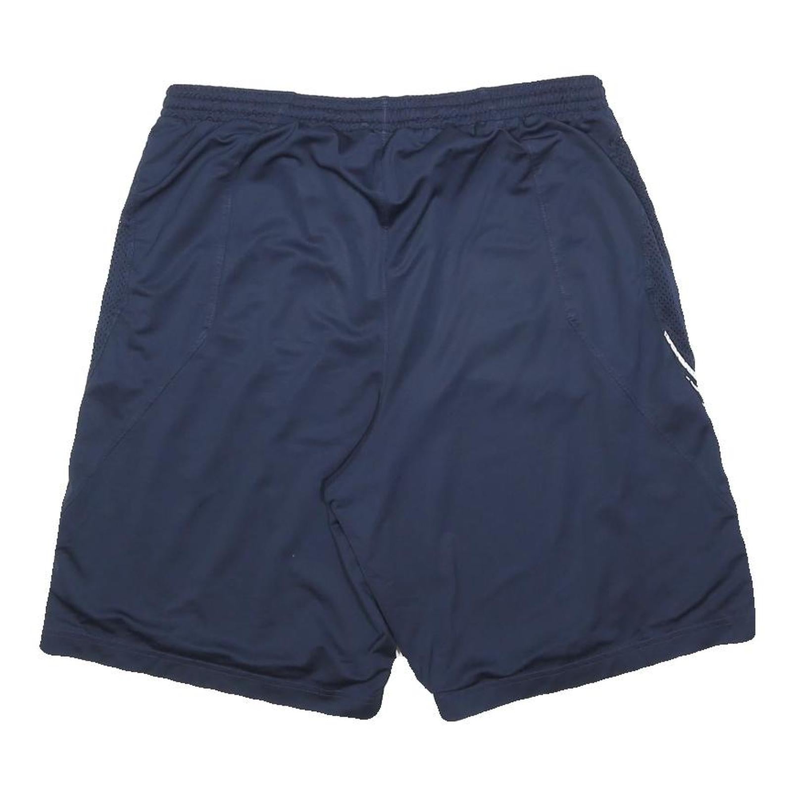 NIKE Mens Navy Blue Sports Shorts L W32 Polyester Lightweight Mesh