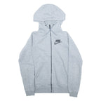 NIKE Mens Grey Hoodie Full Zip XS
