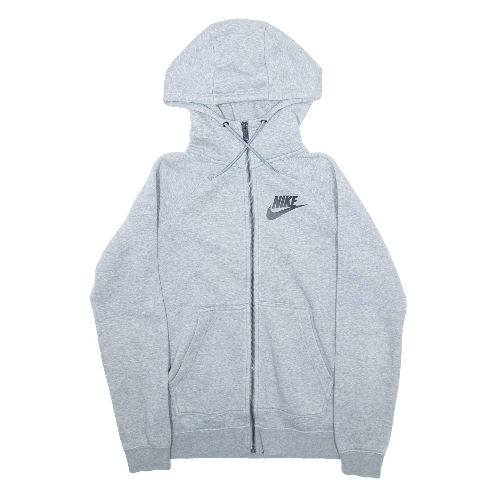 NIKE Mens Grey Hoodie Full Zip XS