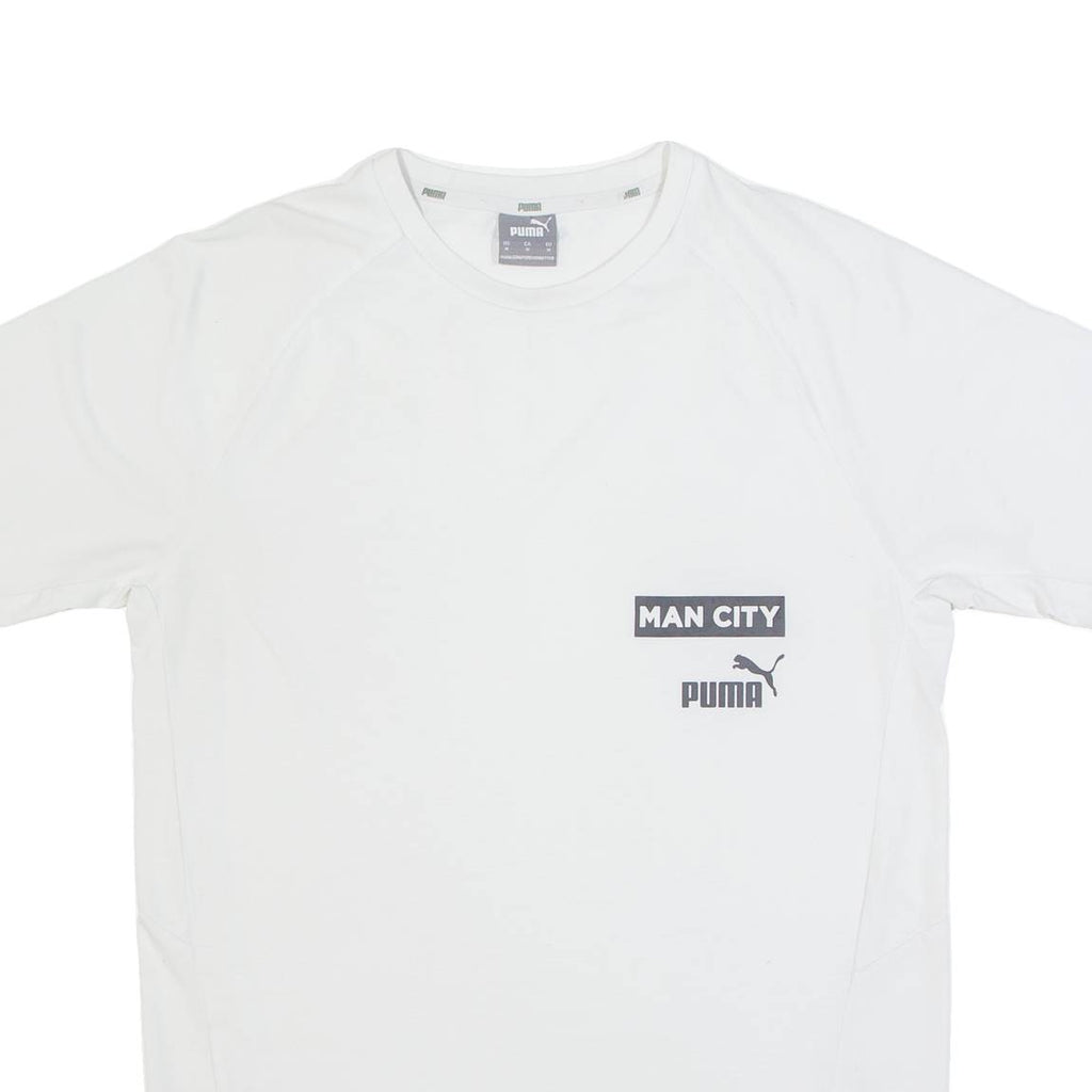 PUMA Man City Mens T-Shirt White M