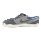 NIKE Mens Grey & Black Suede Low Top Trainers UK 7.5 Casual Skate Style
