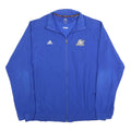 ADIDAS Mens Blue Athletic Training Zip Jacket 2XL Polyester Blend Sportswear