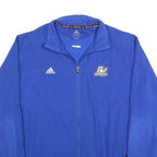 ADIDAS Mens Blue Athletic Training Zip Jacket 2XL Polyester Blend Sportswear