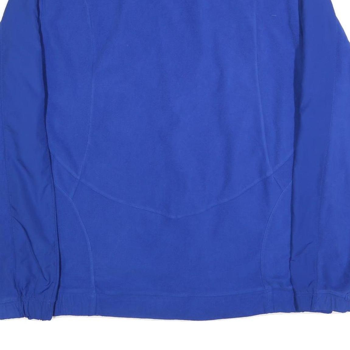 ADIDAS Mens Blue Athletic Training Zip Jacket 2XL Polyester Blend Sportswear