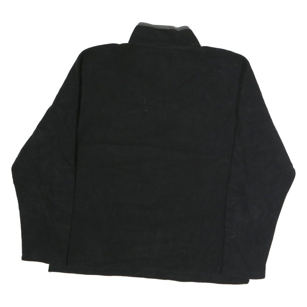 FILA Mens Black Plain Pullover Crew Neck Basic Knit 2XL Sportswear