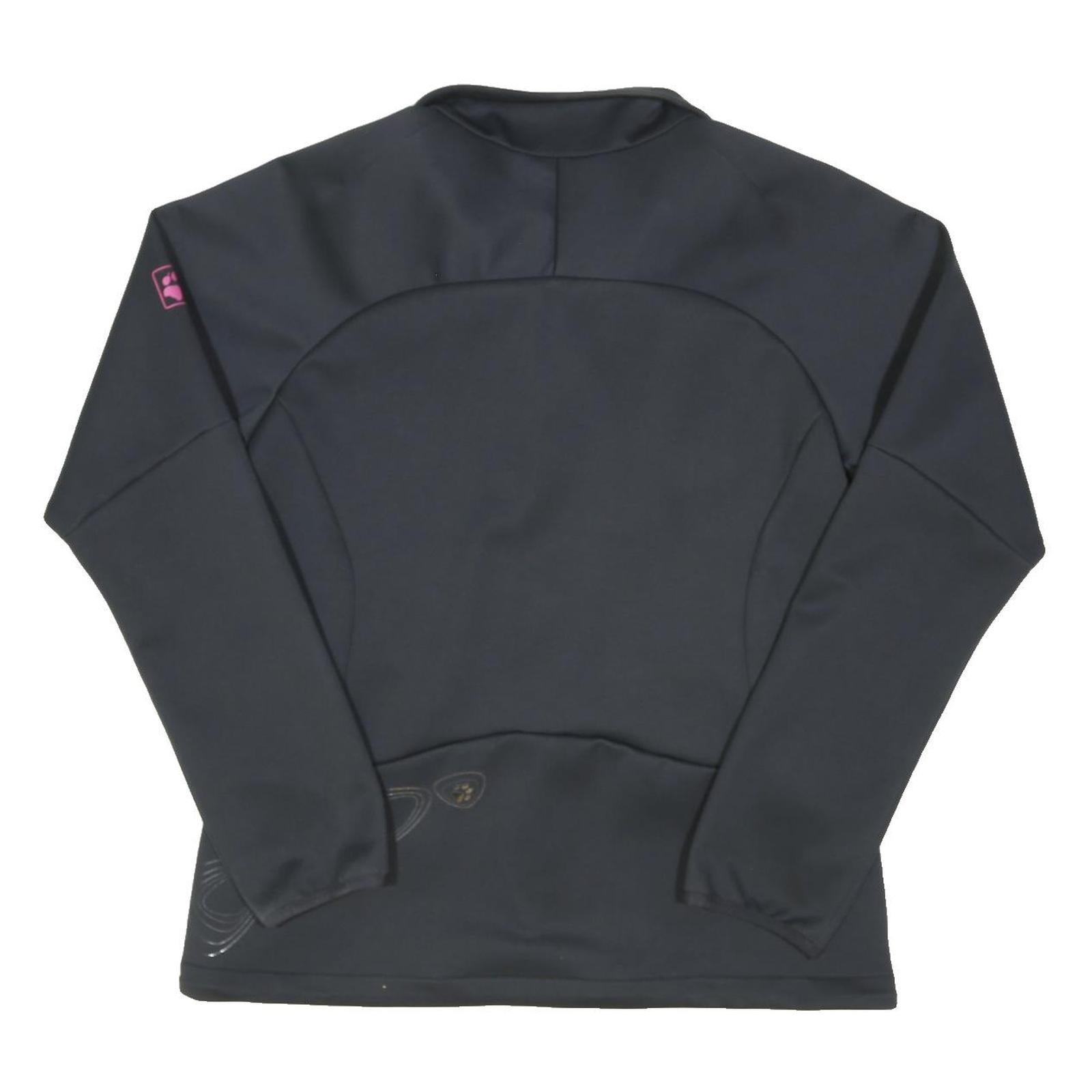 JACK WOLFSKIN Womens Black & Pink Outdoor Jacket M Polyester Blend Zip