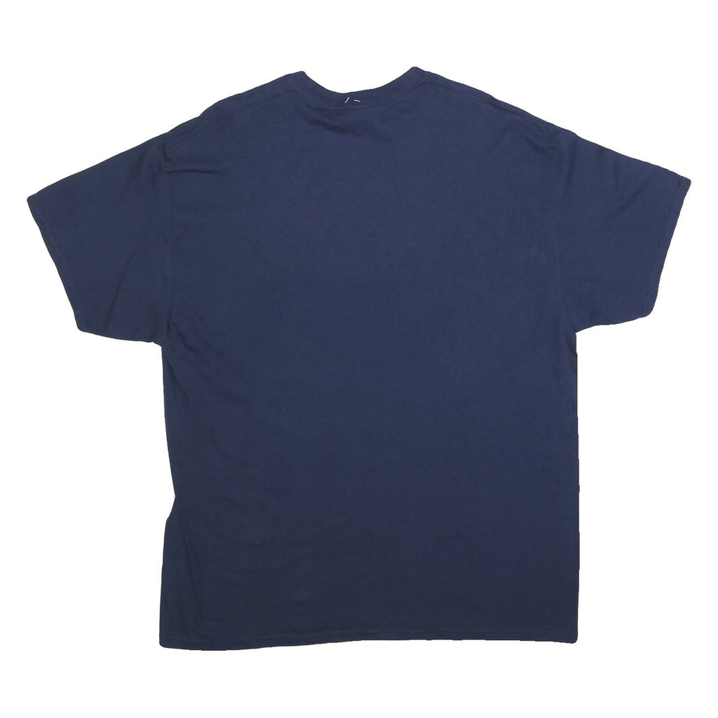 GILDAN Mens Blue Auburn Tigers Football Graphic T-Shirt XL Short Sleeve Crew