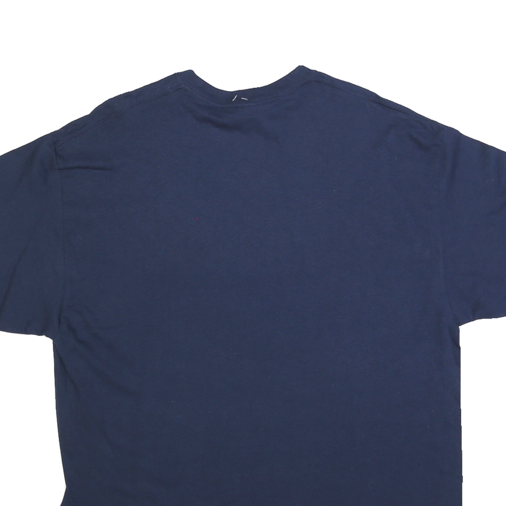 GILDAN Mens Blue Auburn Tigers Football Graphic T-Shirt XL Short Sleeve Crew