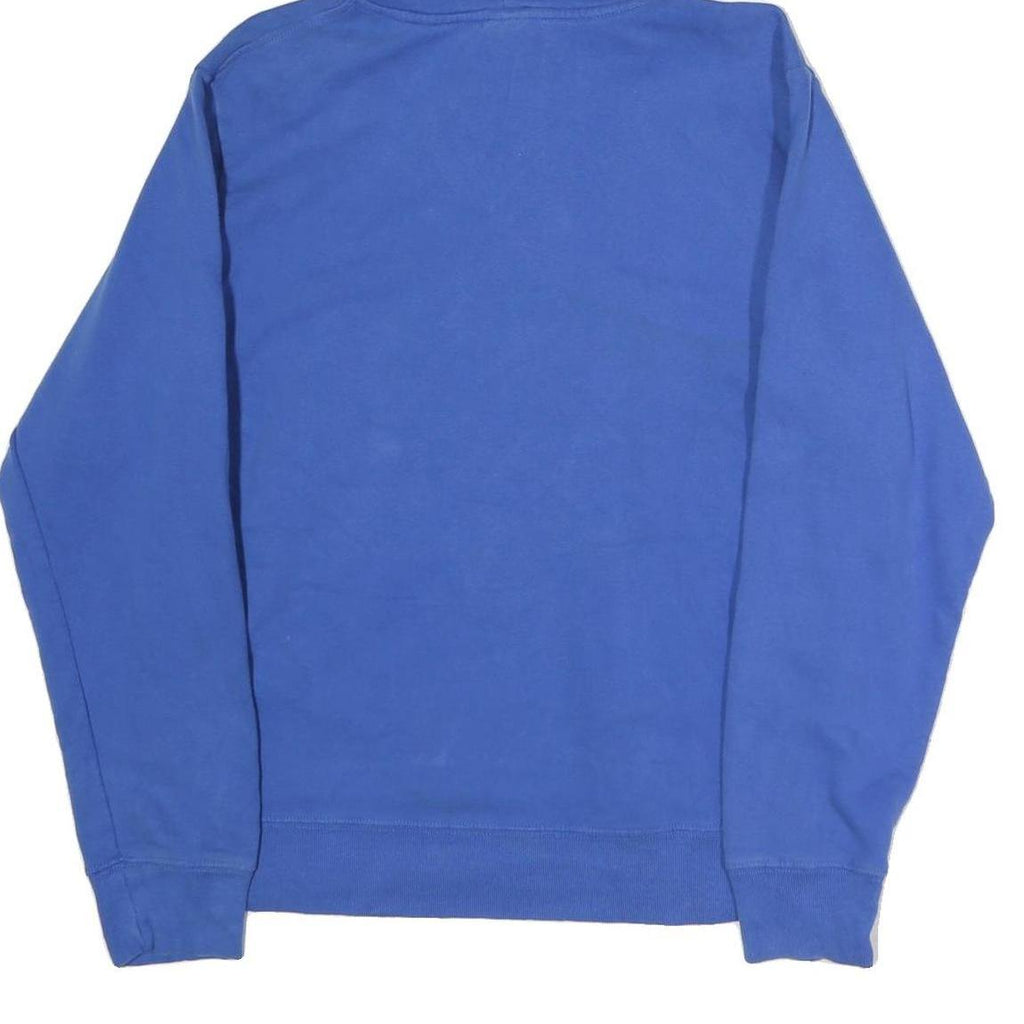 THE NORTH FACE Mens Blue Hoodie M Cotton Logo Print Pullover Drawstring Hood