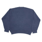 TOMMY HILFIGER Mens Jumper Blue Cable Knit 2XL