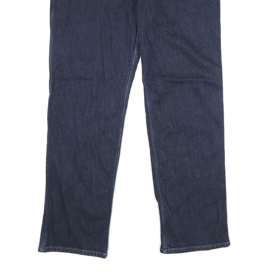 CARHARTT Womens Jeans Blue Classic Straight Denim W38 L32 Zip Cotton Blend