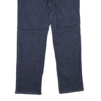 CARHARTT Womens Jeans Blue Classic Straight Denim W38 L32 Zip Cotton Blend