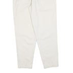 DOCKERS Womens Cotton Blend White Regular Fit Straight Leg Trousers W30 L28