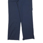 RED KAP Womens Blue & Navy Twill Cotton Blend Regular Fit Straight Trousers W32
