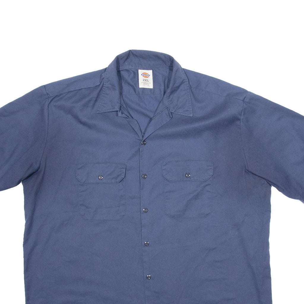 DICKIES Mens Worker Shirt Blue 2XL