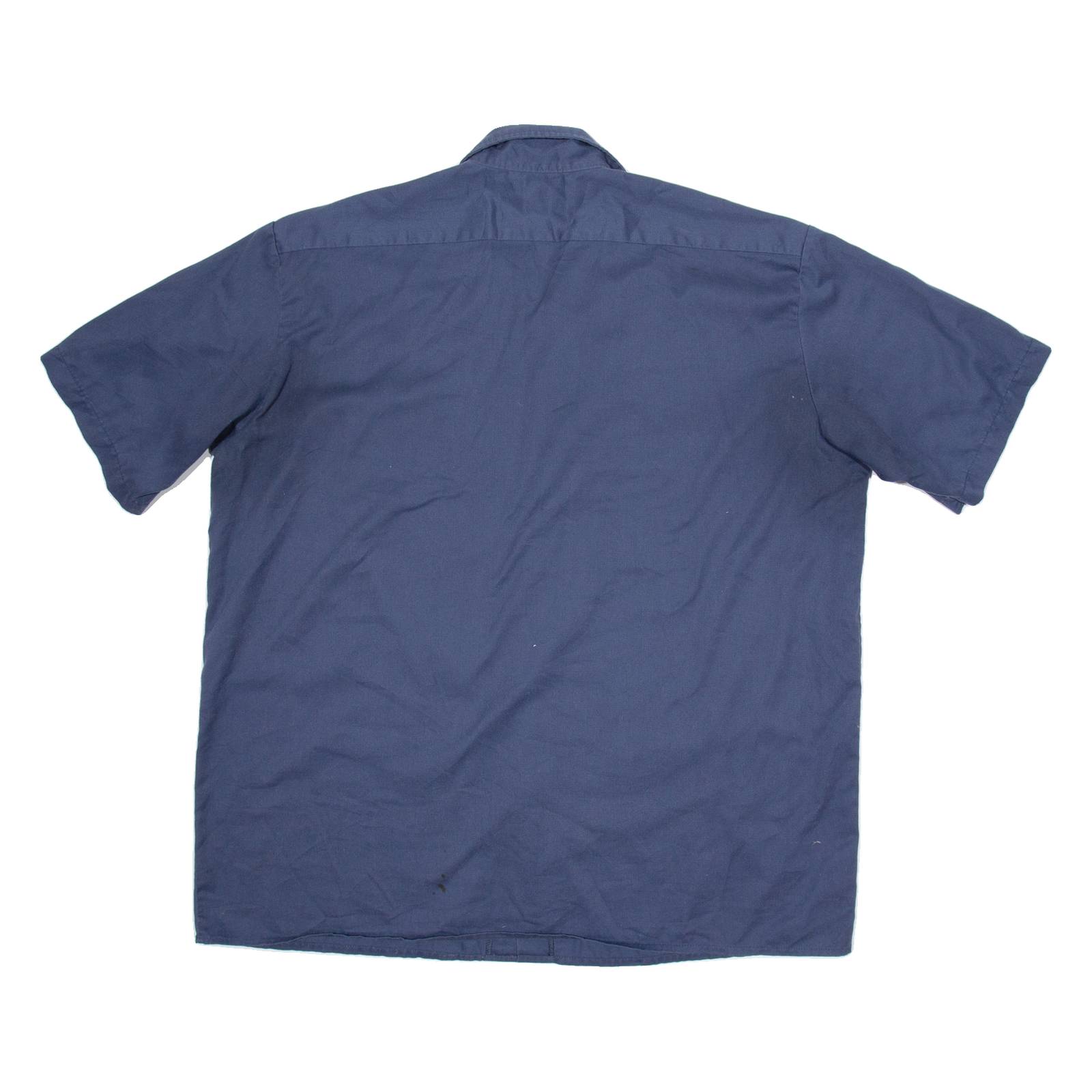 DICKIES Mens Worker Shirt Blue 2XL