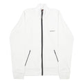 CARHARTT Womens White Zip Jacket M Polyester Plain Casual Lightweight