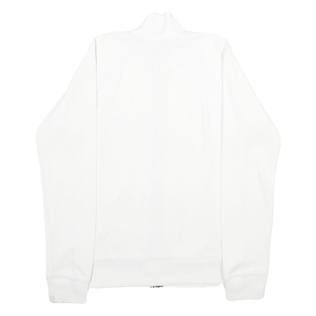 CARHARTT Womens White Zip Jacket M Polyester Plain Casual Lightweight