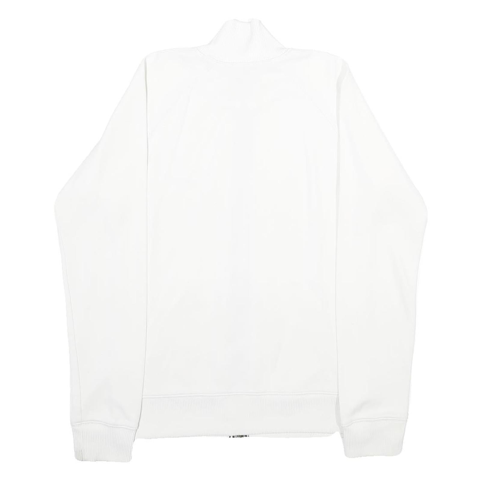 CARHARTT Womens White Zip Jacket M Polyester Plain Casual Lightweight