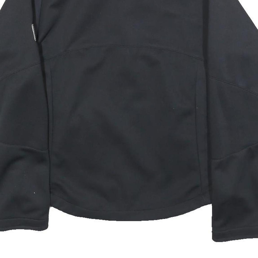 JACK WOLFSKIN Womens Black Polyester Blend Outdoor Jacket M Zip Floral Pattern