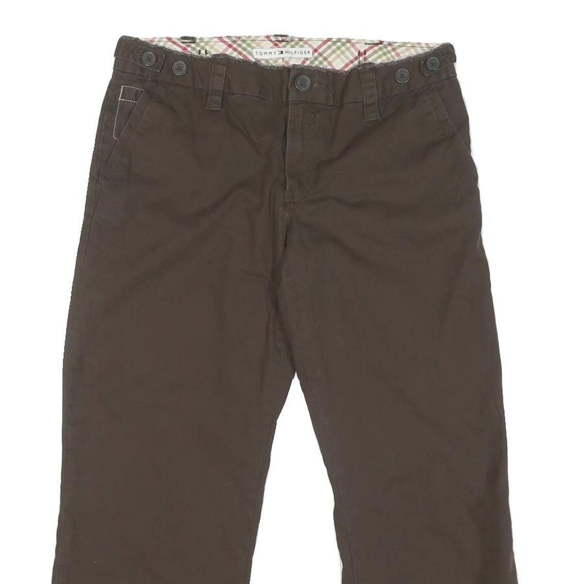 TOMMY HILFIGER Womens Shorts Brown Casual M W30 Cotton Blend Relaxed Fit