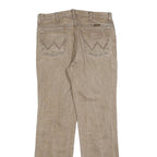 WRANGLER Mens Beige Regular Straight Denim Medium W33 L32 Classic Cotton Blend