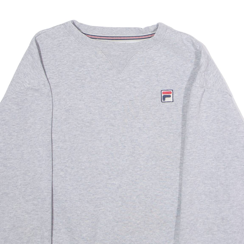 FILA Mens Sweatshirt Grey Crew Neck S