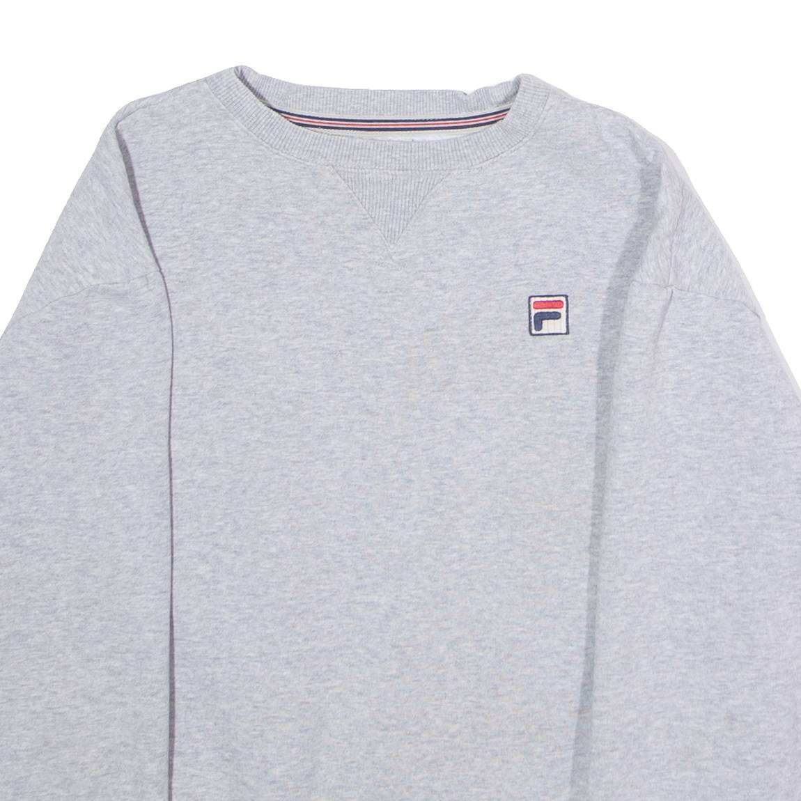 FILA Mens Sweatshirt Grey Crew Neck S