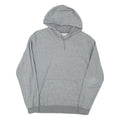 PUMA Mens Grey Hoodie L Cotton Blend Pullover Casual Sweatshirt