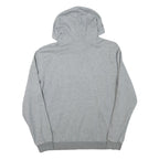 PUMA Mens Grey Hoodie L Cotton Blend Pullover Casual Sweatshirt