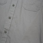 WRANGLER Mens Grey Shirt M Cotton Blend Long Sleeve Casual Workwear