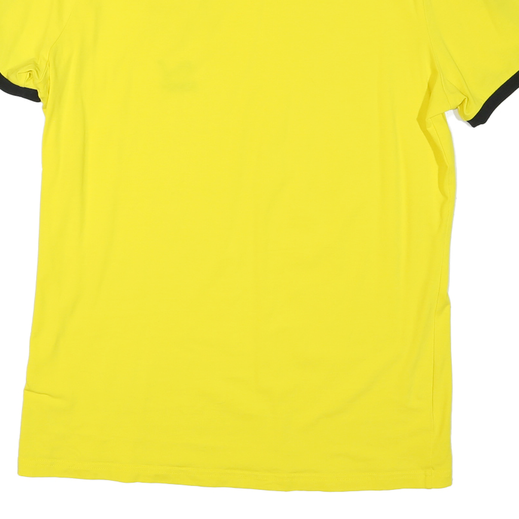 PUMA Mens Yellow & Black BVB 09 Graphic T-Shirt L Short Sleeve Crew Neck