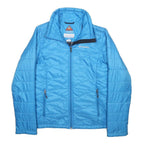 COLUMBIA Womens Blue Jacket M Polyester Casual Outdoor Zip Padded Warm Jacket