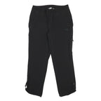 THE NORTH FACE Womens Nylon Black Regular Leg Trousers W30 L28 Outdoor Zip