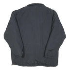 CHAMPION Mens Black Zip Jacket L Polyester Blend Plain Lightweight Sport
