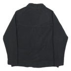 REEBOK Womens Black XL Polyester Zip Jacket Plain Lightweight Sportswear