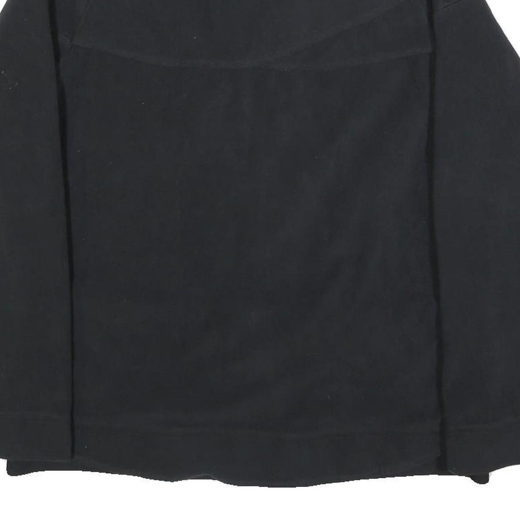 REEBOK Womens Black XL Polyester Zip Jacket Plain Lightweight Sportswear