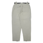 THE NORTH FACE Detachable Legs Mens Trousers Grey Relaxed Straight Nylon W30 L31