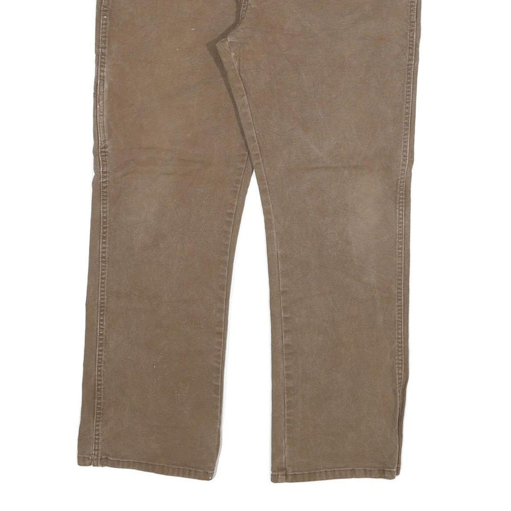 DICKIES Mens Jeans Beige Regular Straight Denim Medium W36 L30 Workwear Casual