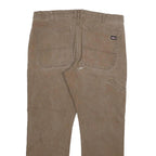 DICKIES Mens Jeans Beige Regular Straight Denim Medium W36 L30 Workwear Casual
