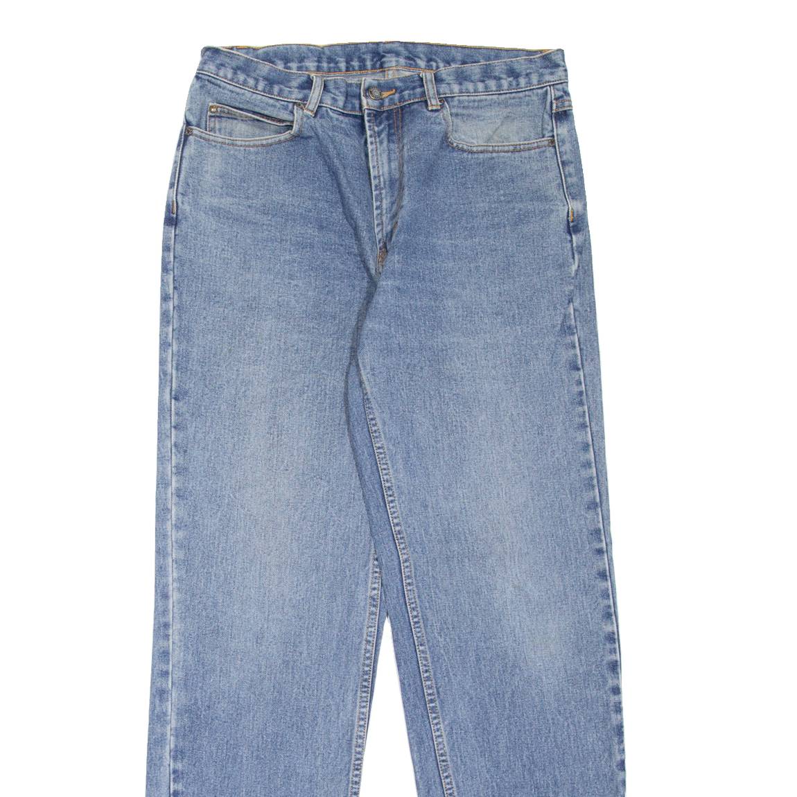 TEDDY'S Mens Jeans Blue Regular Tapered Stone Wash W31 L32