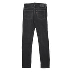 LEVI'S 510 Boys Jeans Black Slim Skinny Denim Medium W27 L27 Cotton Blend Zip