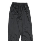 REEBOK Mens Joggers Black S W24 L29 Classic Straight Fit Lightweight Nylon