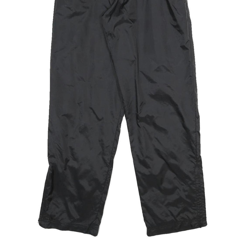 REEBOK Mens Joggers Black S W24 L29 Classic Straight Fit Lightweight Nylon