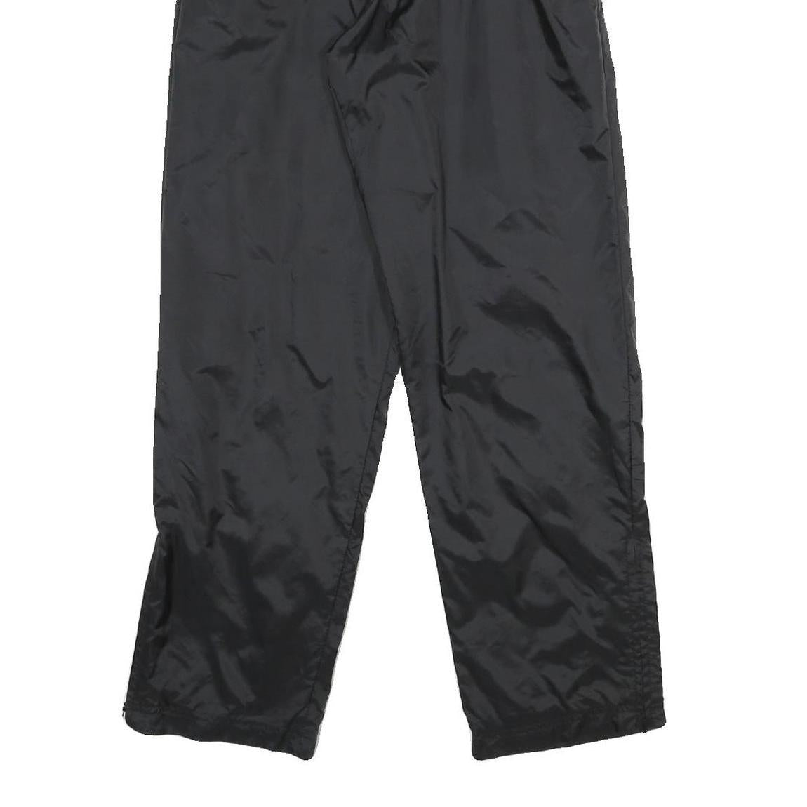 REEBOK Mens Joggers Black S W24 L29 Classic Straight Fit Lightweight Nylon