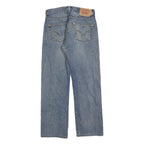 LEVI'S 501 Mens Jeans Blue Regular Straight Denim Medium W30 L27 Classic Button