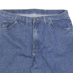 WRANGLER Mens Denim Blue Casual Shorts XL W38 Classic Cotton 5-Pocket Zip Fly