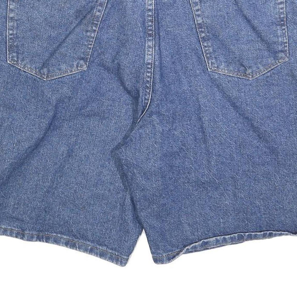 WRANGLER Mens Denim Blue Casual Shorts XL W38 Classic Cotton 5-Pocket Zip Fly