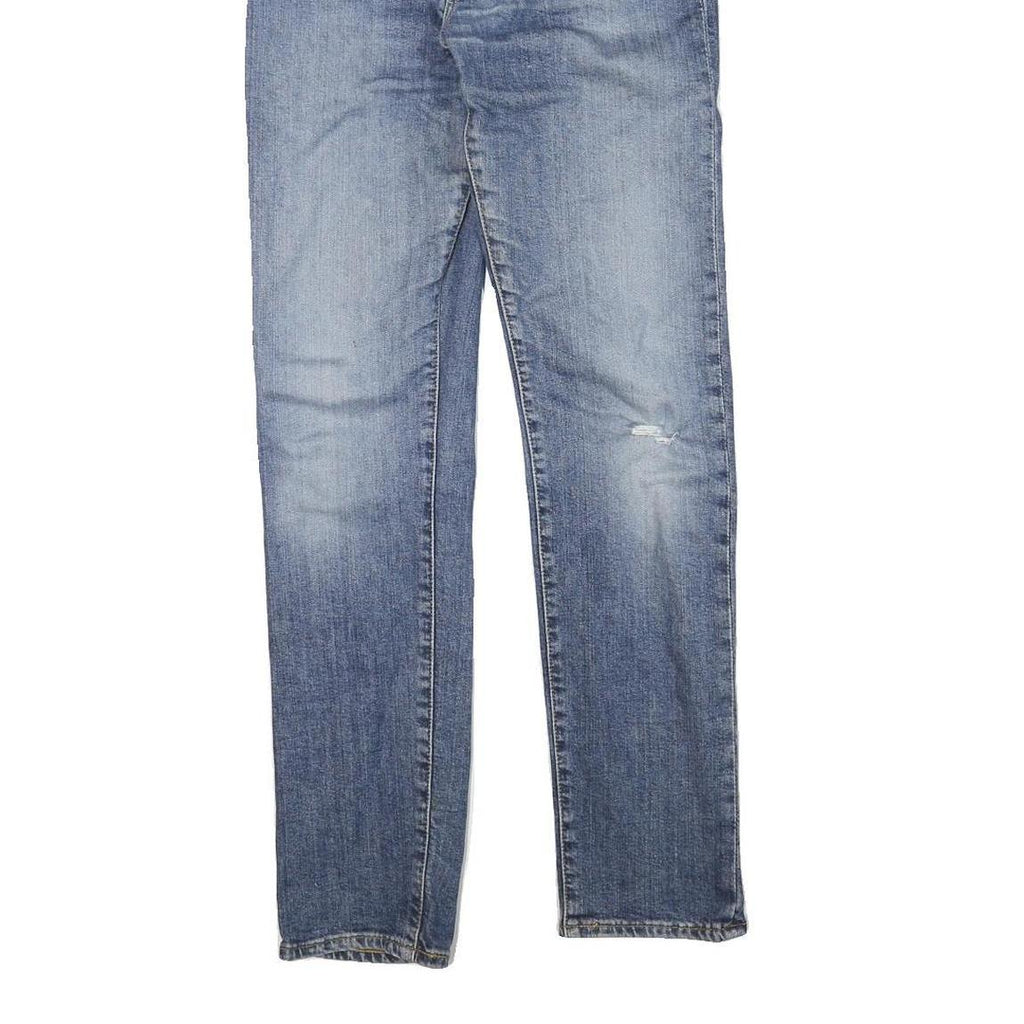 LEVI'S Mens Slim Blue Denim Light W28 L31 Zip Jeans Classic Fit Casual